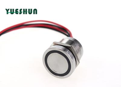 China Metal Piezo Push Button Switch Ring Symbol LED 12V 24V Access Control System for sale