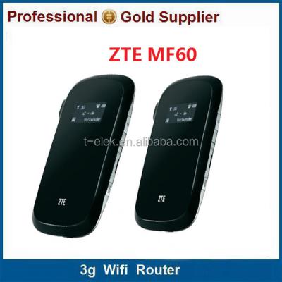 China Popular ENTERPRISE ZTE MF60 21Mbps 3G 900MHz 2100MHz HSPA+ Mobile Router for sale