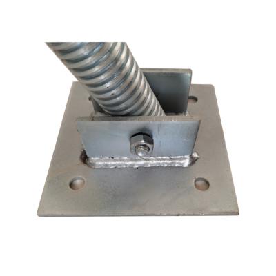 China Contemporary Hot Dip Galvanized Adjustable Swivel Jack Base For Scaffolding for sale