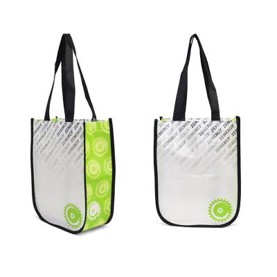 China Recycle Lululemon Eco Friendly Non Woven Shopping Tote Bags With Custom Logo for sale