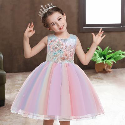 China New washable daily tutu dress girl dress for fancy kids party dress wedding dresses for sale