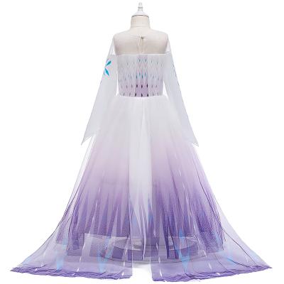 China Washable Long Skirt Baby Dresses Girls Halloween Princess Elsa Dress Costume Birthday Party With Cosplay Girls Clothes Dresses Birthday for sale