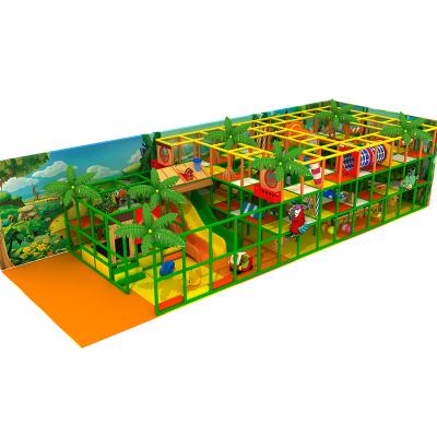 China Wooden Custom Design Commercial Indoor Playground Children Playground Indoor Forest Jungle Theme Soft Playground for Kids for sale