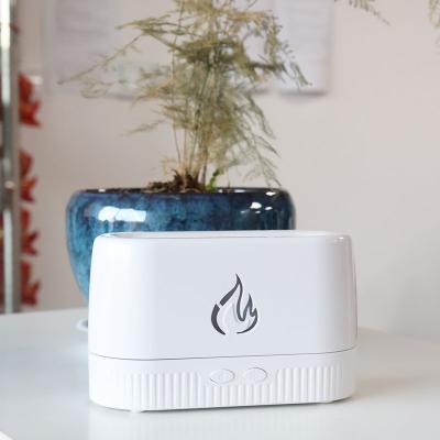 China 2022 New Timing Arrangement Humidifier Air Aroma Therapy Diffuser USB Ultrasonic Flame 3D Aroma Diffuser New for sale