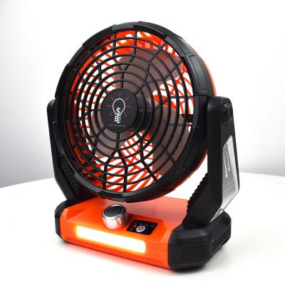 China With led light multifunctional portable solar fan for sale