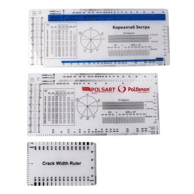 China Yiwu Medical High Quality Medical Hospital Use Plastic ECG Goniometer Ruler MK07-459D for sale