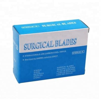 China Metal CE ISO Approved Factory Direct Medical Ophthalmic Carbon Steel Surgical Blade for sale