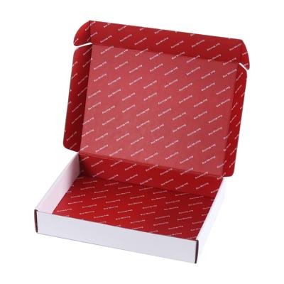 China Recycled Materials Corrugated Colorful Printed Luxury Clothing Packaging Cardboard Mailing Custom Boxes for sale