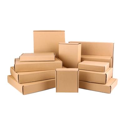 China Recycled Materials Factory 6*4*3 Size Cardboard Package Custom Shipping Boxes With Your Own Logo for sale