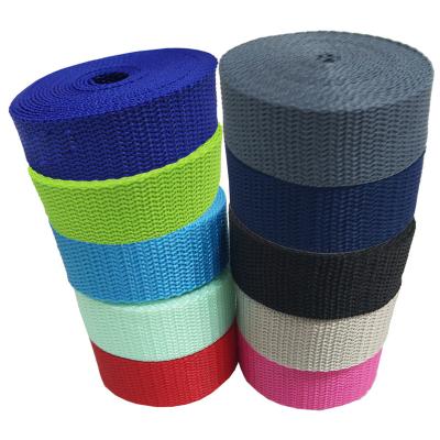 China Sustainable Custom Colors Soft 25mm PP Webbing Tape Polypropylene Webbing Tape for sale