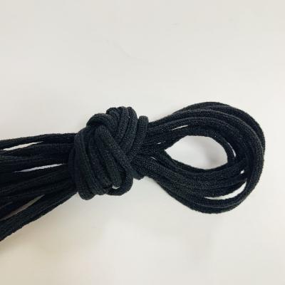 China Elastic Cut Ended Elastic Earloop Cord Black 3mm / 3.5mm 1/8