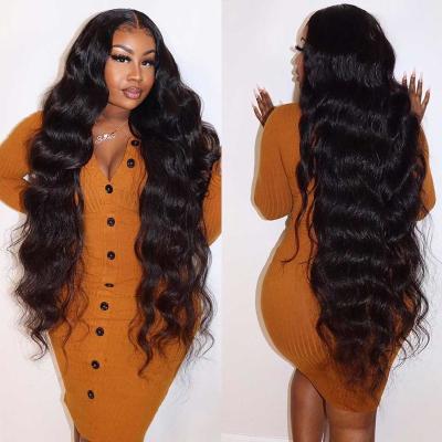 China Cheap Super Thin Lace Front Wig, Virgin Cuticle Aligned Hair Wig, Silky Straight Wave 13x4 13x6 HD Lace Frontal Wig For Black Women for sale