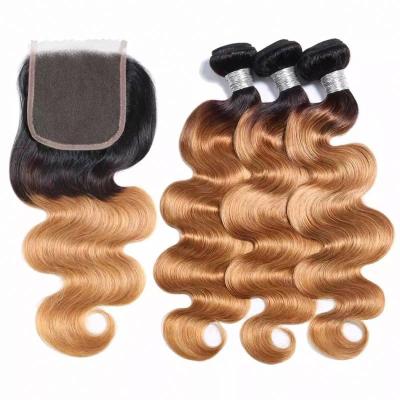 China Natural body wave hair product for black women, ombre hair weaves brazilian bombshell hair price remy hair market in Nigeria, Canton for sale