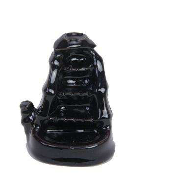 China Modern Unique Ceramic Cascada Incienso Backflow Incense Holder Religious Censer for sale