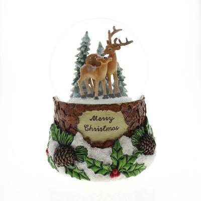 China China Hot Sale Custom Resin Christmas Snow Globe, Water Globe for sale