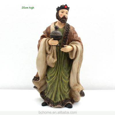 China Europe Customized Size Religious Priest Figurine Resin Statue for sale