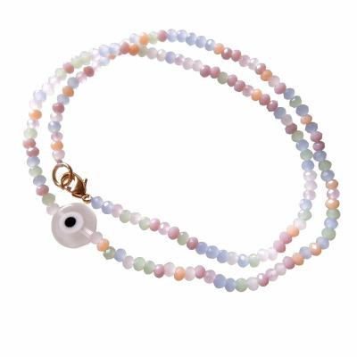 China Sundysh BOHEMIA Rainbow Pastel Light Eye Choker Beaded Necklace for Women 14