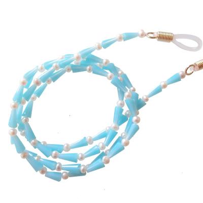 China Sundysh FashionCrystal Pearl Beaded Sunglasses Monocle Chain Lanyard Strap Retainer For Women Girls GY201229-1 for sale