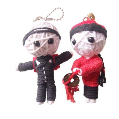 China DIY TOY Sundysh Vood Doll, handmade voodoo doll cotton key chain for sale