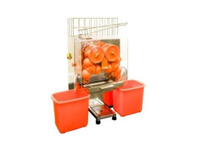 China Commercial Orange Juice Machine With Auto Feed Hopp , Automatic Citrus Juicer for sale