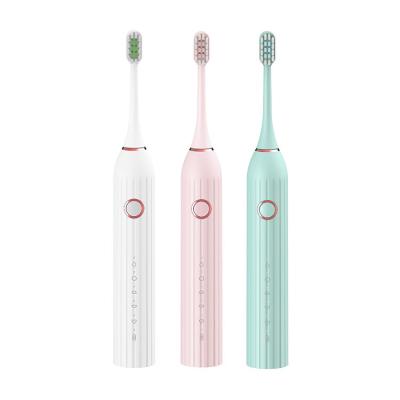 China 5 Modes Electric Toothbrush With Timer 2 Heads 2 Travel Brushing Modes 5 Minute OEM For Adults Men Women for sale