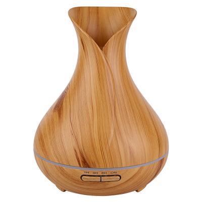 China Wholesale Price Household Ultrasonic Essential Oil Diffuser Wood Grain Aroma Cool Mist Humidifier for Office Home Bedroom Living Room Spa for sale