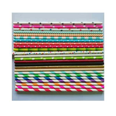 China Occasional Tableware Paper Drinking Straws Paper Straw Color Color Paper Straw for sale