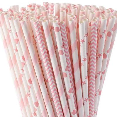 China New Classic/Postmodern Blue Straw Color Paper Straw Tableware Paper Drinking Straws Ligh Paper for sale