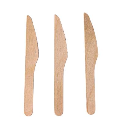 China Custom Degradable Wooden Knife Butter Wood Wooden Knives for sale