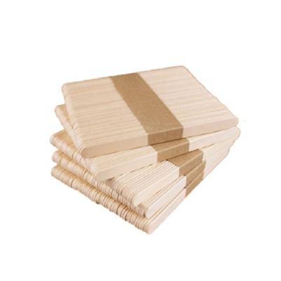 China Sustainable Wholesale Eco - Friendly Disposable Wooden Ice Cream Sticks Popsicle Sticks for sale