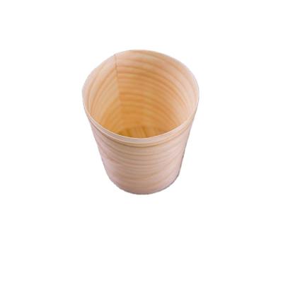 China Disposable Biodegradable Wooden Coffee Mug Water Cup Wooden Coffee Mug Wood for sale