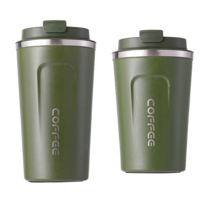 China 2021 Viable Custom Logo Car Travel Double Wall Tumbler Mugs, Wholesale Vacuum Insulated Mugs Cups 16oz Stainless Steel Coffee Mugs for sale