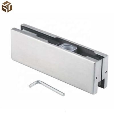 China Modern Frameless Glass Door Accessories Patch Fitting Top Bottom for sale