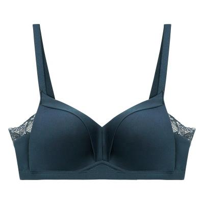 China 2023 Fashion Women's QUICK DRY Solid Color Push Up Comfort T-shirt Wireless Bra For Women for sale