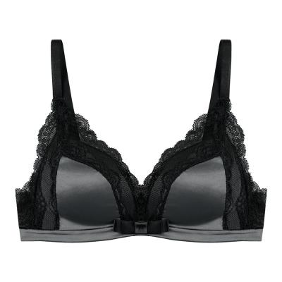 China QUICK DRY Girls Shape Solid Color Pus Lace Up Bra Comfort Women Sexy Bra for sale