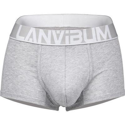 China Custom Logo Solid Modal Spandex Knitted Antibacterial Mens Underwear High Quality Breathable Shorts Mens Boxers Briefs Manufacturer for sale