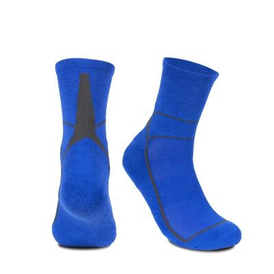 China Breathable Wholesale Men's Shear Custom Knit Embroidered Basketball Crew Socks Sports Terry Athletic Cycling Socks for sale