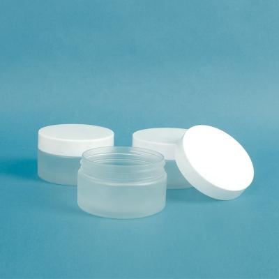 China Wholesale 10g Cosmetic Plastic Jars Frosted Clear Plastic Jar Small Small Sample Test Container for sale