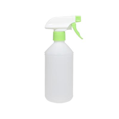 China Household Products 500ml 16oz HDPE Translucent Plastic Spray Bottle Continuous Mist Spray Trigger Bottle For Garden for sale