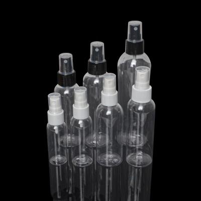 China Cosmetic Sprayer Bottle Kit Plastic Spray Bottles Mist Travel Fine Mist Sprayers With Black White Spout Customized for sale