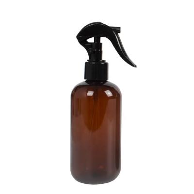 China China Cosmetic Wholesale 250ml Amber Color With Black Sanitizer Bottle Plastic Sprayer Spray Bottle Trigger Spray Empty Bottles for sale