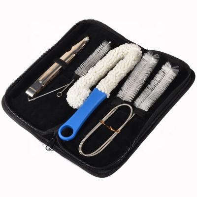 China Hand Shisha Set Cleaning Set Brush for Cleaning Your Water Pipe Cleaning Set with Flexible Bowl Brush 1m Hose Brush and Charcoal Clips for sale