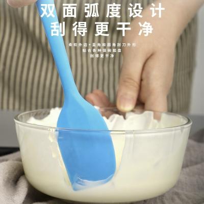 China Viable Heat Resistant Cooking Tools Non Stick Silicone Kitchen Cooking Tools Rubber Turner Spatula for sale