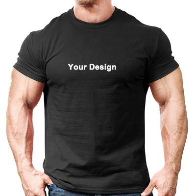 China High Quality Custom Simple Classic Workout Bodybuilders Muscle Fitness Gym T Shirts Anti Shrink For Men Bodybuilding T Shirts for sale