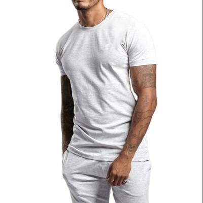 China Snow Origin Men's Anti-Shrink Marl Snow Origin Men's Spandex White Spandex 6% Cotton 6% Sleeve Performance Gym T-Shirt Short Slim Fit Fitness for sale