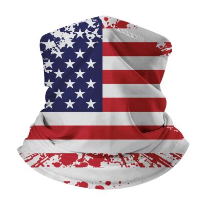 China Multifunctional Wholesale Custom Made USA Brand Bandanas Cooling Fishing Neck Cuff Face Scarf Mask Tube Bandana for sale