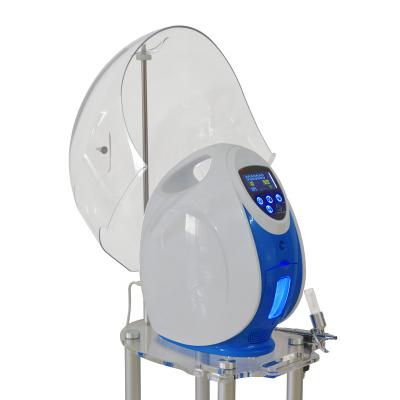 China Pigment Removal Oxygen Therapy Machine Oxygen Dome Mask Facial Machine with Salon Trolley for sale