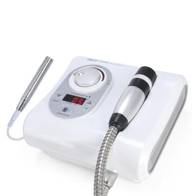 China Skin Tightening 2 in 1 Cryo Hot Cold Electroporation Facial Machine No Needle Cool Mesotherapy Skin Machine for sale