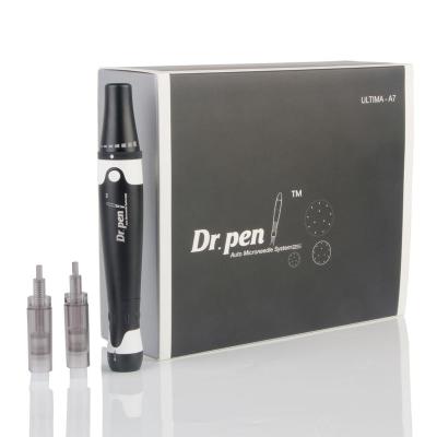 China Newest Wireless Anti-Puffiness Microneedling Dr. Pen A7 Derma Stamp Pen for sale