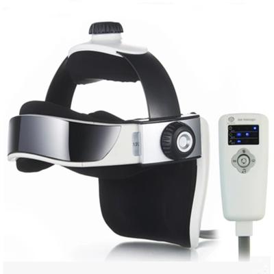 China Anti Head Stress Machine Electric Head Circulation Blood Air Pressure Digital Vibration Massager for sale